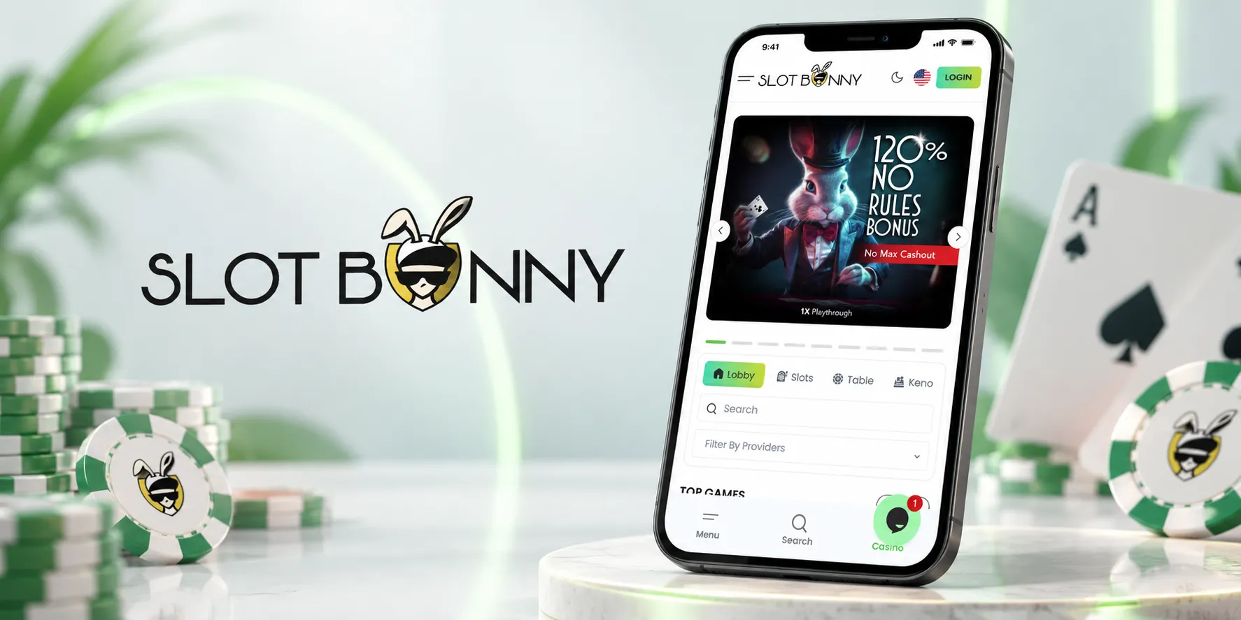 SlotBunny Casino App-Screenshot